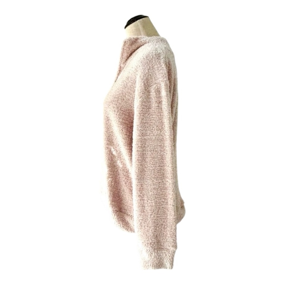 🩷NWT Honeydew Intimates 1/4 Zip Light Pink Sherpa Pullover Size Small - Picture 4 of 9